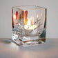 Bereavement Gift - Glass Tea Light Holder Hand Blown & Painted Butterfly for Funeral - Handmade Remembrance Gift - 3.2 in (8 cm)