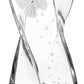 Butterfly Vase - Luxury Hand Blown Glass Vase - Crystal from Swarovski & Etched Butterfly, Clear Glass - 7.9 in (20 cm)